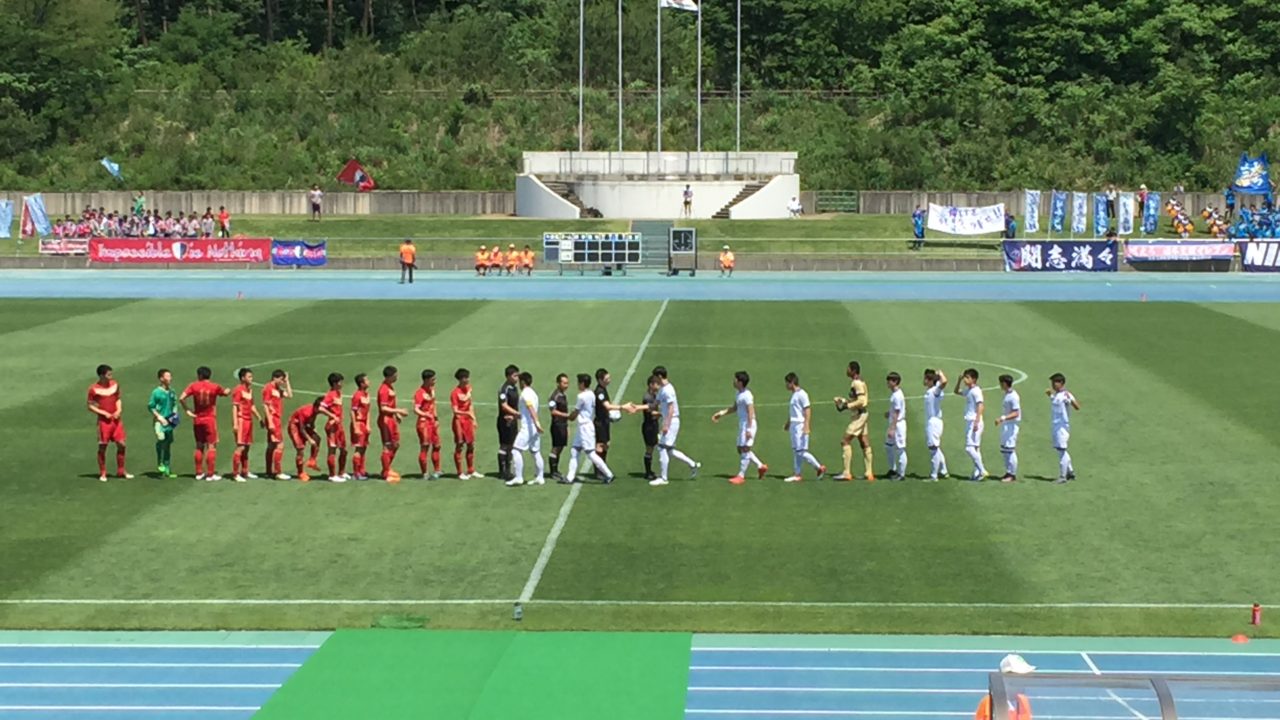 新潟明訓高校 日本文理高校 18第71回新潟県高等学校総合体育大会サッカー競技 準決勝第2試合 トキさかの森 新潟の高校サッカー