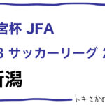 【随時追加】高円宮新潟県リーグ、6/18(土)〜19(日)の結果とこれまでの順位表を掲載