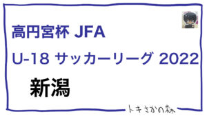 全日程終了【2種】高円宮杯JFA U-18サッカーリーグ2022 新潟1部